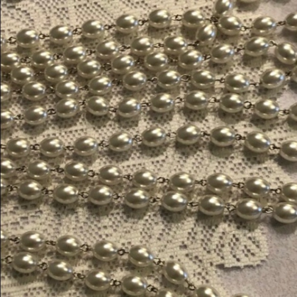 NEW 4 Strands 72” Each Pearl Garland